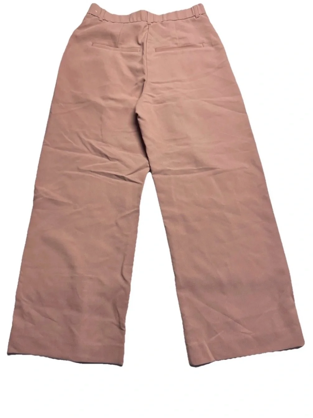 Abercrombie & Fitch Sloane Tailored Pleated Wide Leg Pant In Brown 10 / 30 Short - Picture 5 of 6